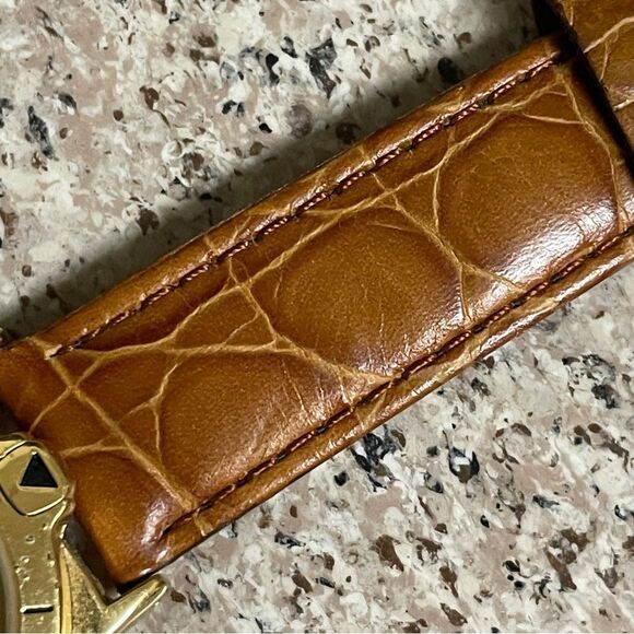 Vintage Yosemite Sam Armitron Musical Quartz Watch Tan Crocodile Print Band - Picture 8 of 13